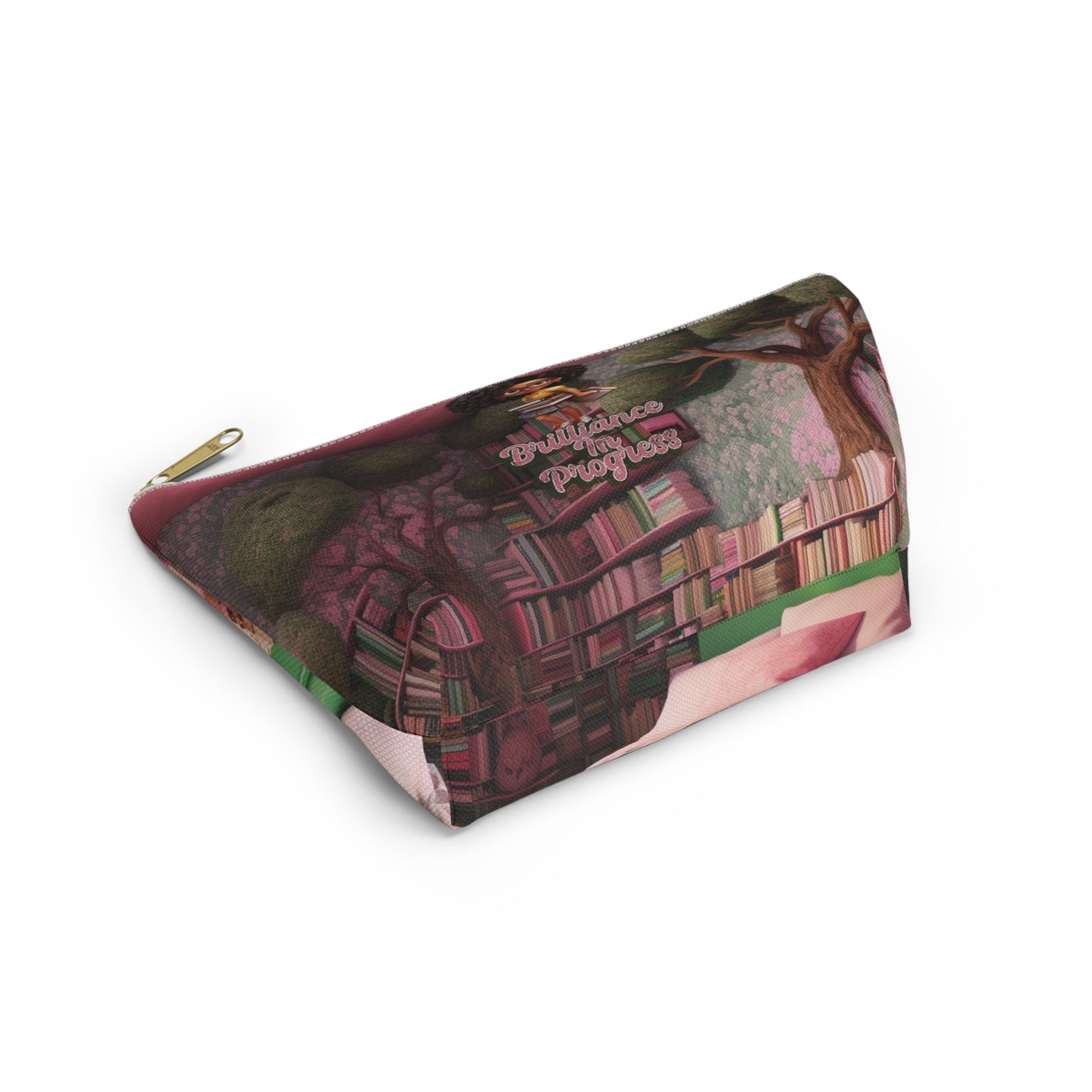 Pencil Pouch Back to School with T-bottom